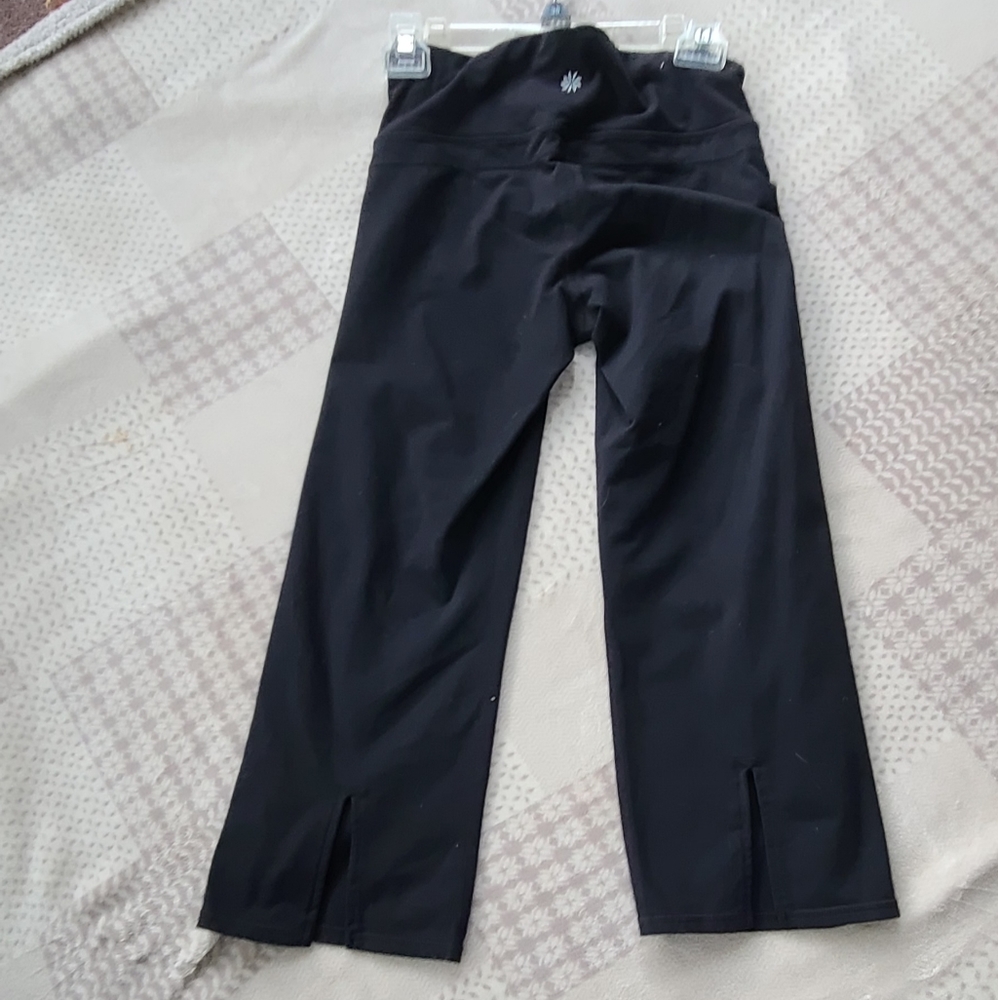Athleta crop leggings black small